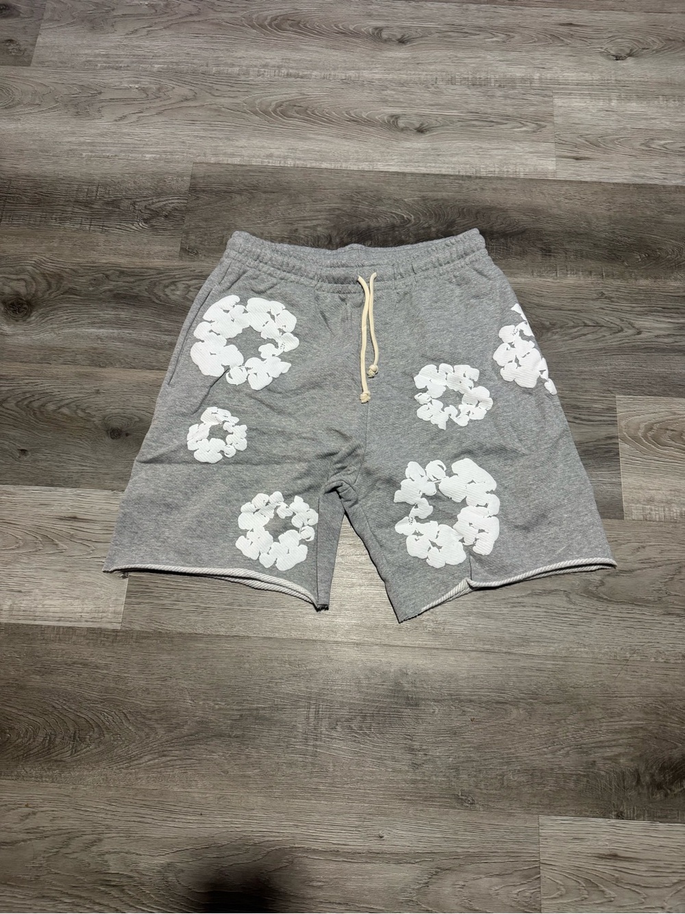 Denim tear shorts